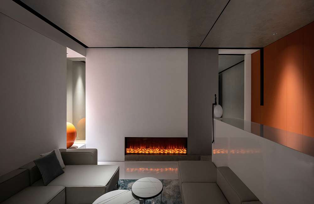 ZXD&GZ  Office@序贊APP_愛馬仕橙與生俱來的高級感，賦予了原本單一的辦公空間以層次與格調，而暖色調的裝點又平添幾許溫度，于冷靜____.jpg