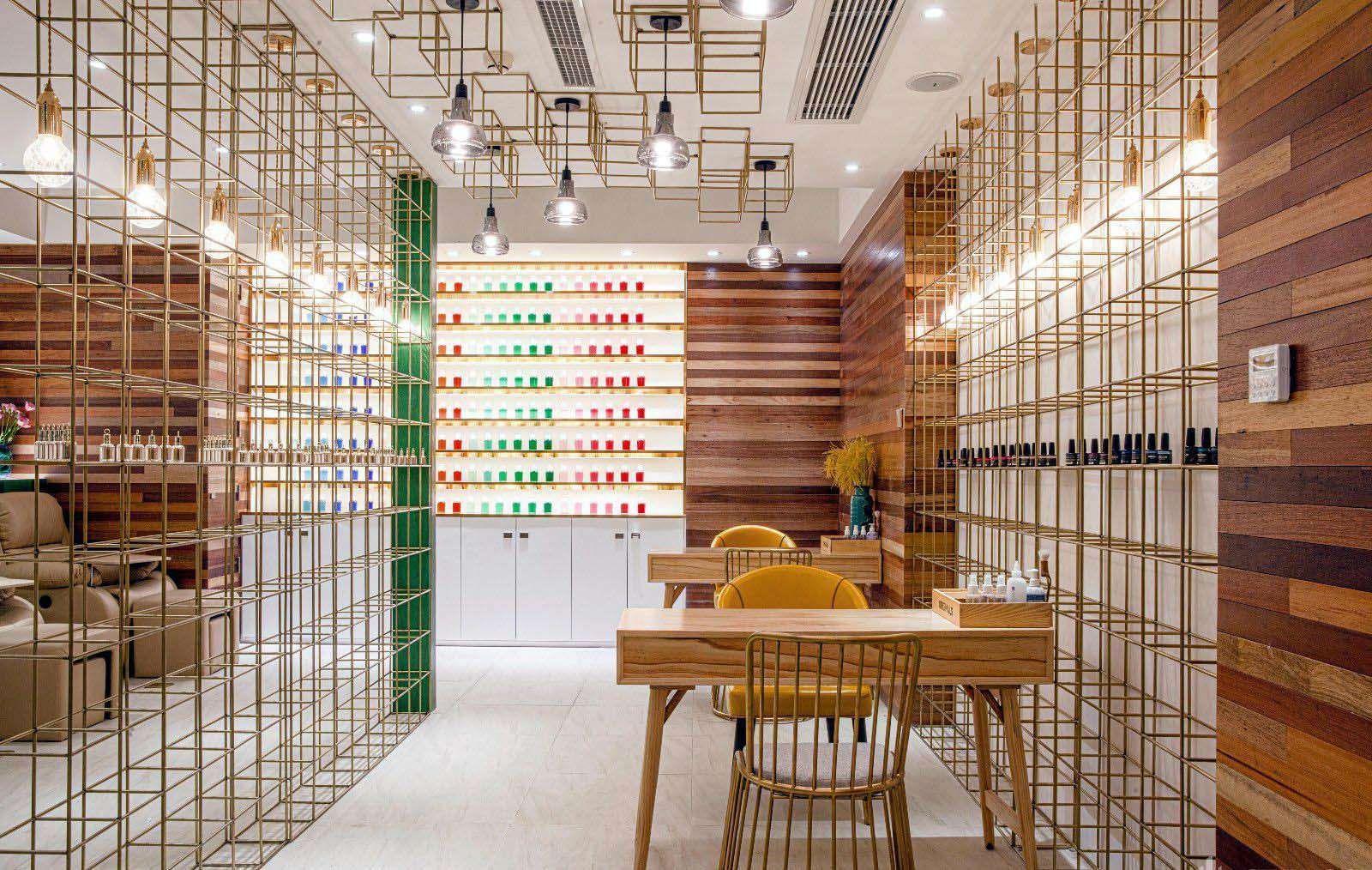 鄭州美甲店裝修設(shè)計案例