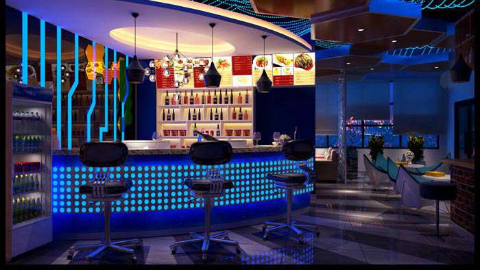 電競網(wǎng)咖裝修設(shè)計(jì)效果圖