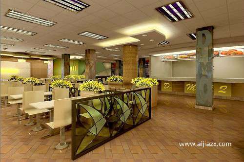 在鄭州開一家快餐店，快餐店怎樣裝修設(shè)計