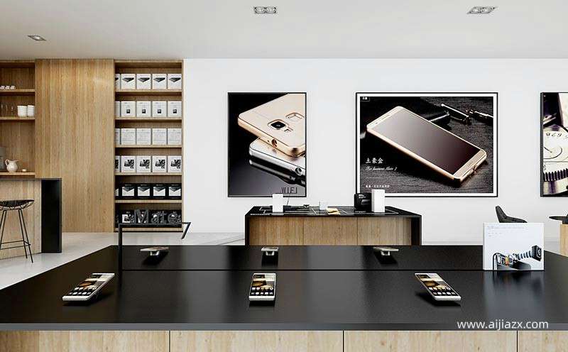 鄭州華為手機專賣店裝修設計說明