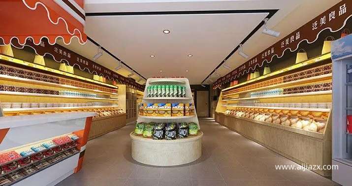 鄭州干果店設(shè)計，干果專賣店裝修設(shè)計要點