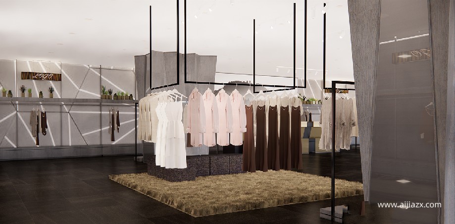 中牟商場品牌服裝店裝修設(shè)計(jì)效果圖