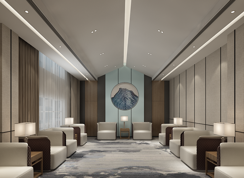 鄭州職業(yè)學(xué)院會(huì)議室設(shè)計(jì)裝修效果圖