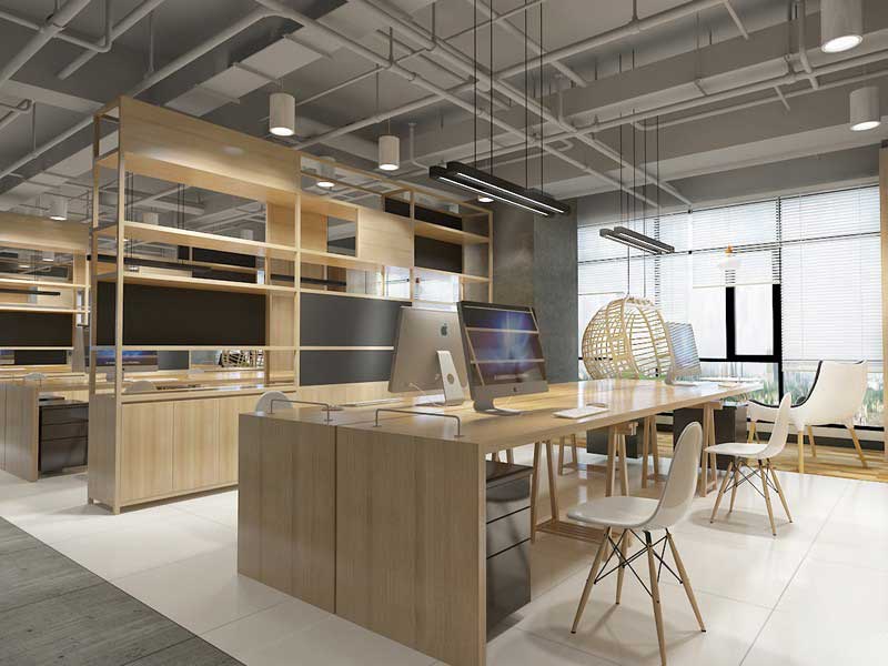 200平米工業(yè)風(fēng)辦公室裝修設(shè)計(jì)效果圖