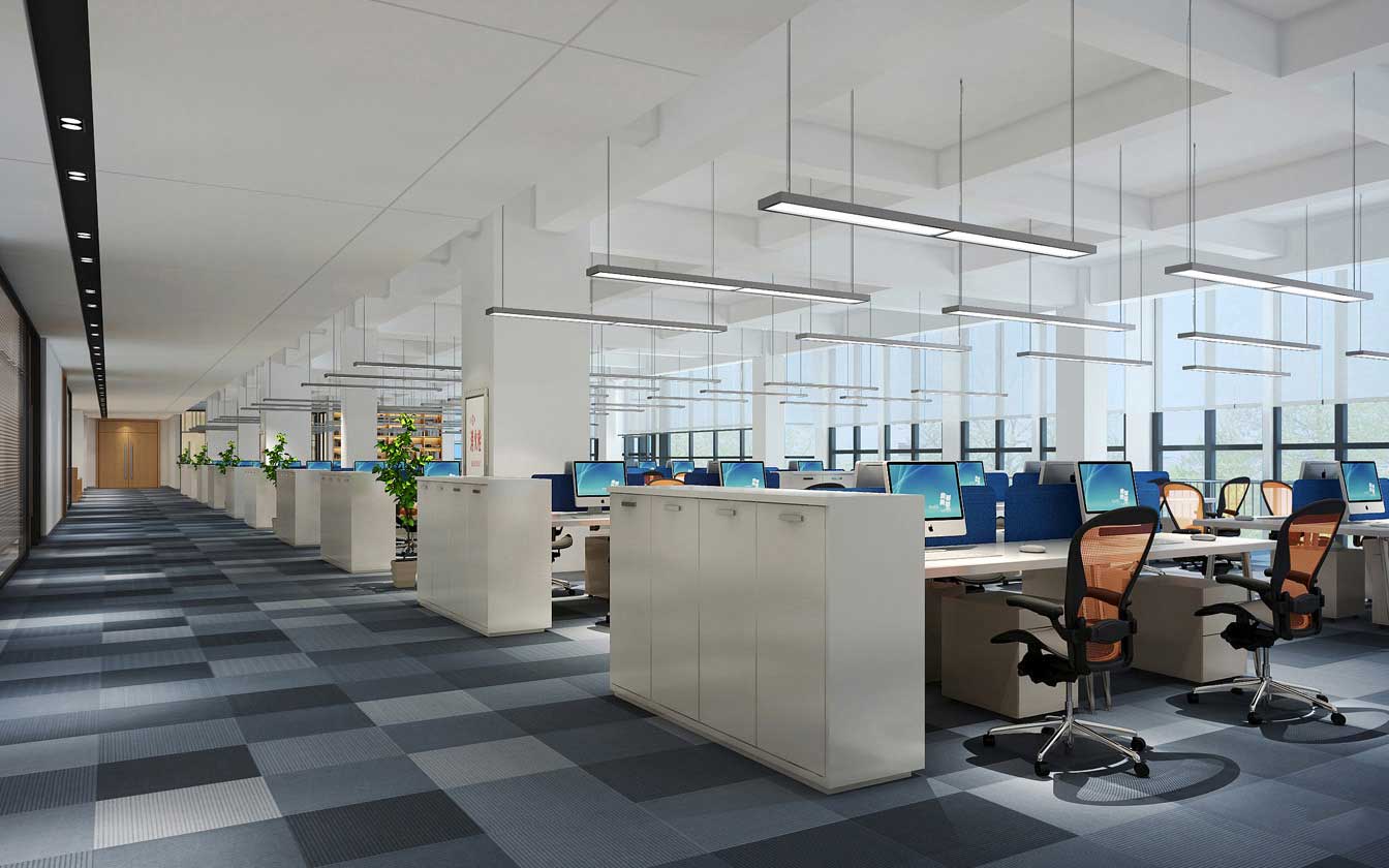 智能科技公司辦公室裝修設計效果圖
