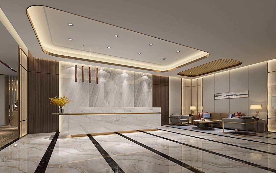 800平米現(xiàn)代風格辦公空間設計效果圖