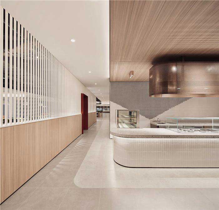 鄭州學(xué)校食堂設(shè)計裝修效果圖【1600m2】