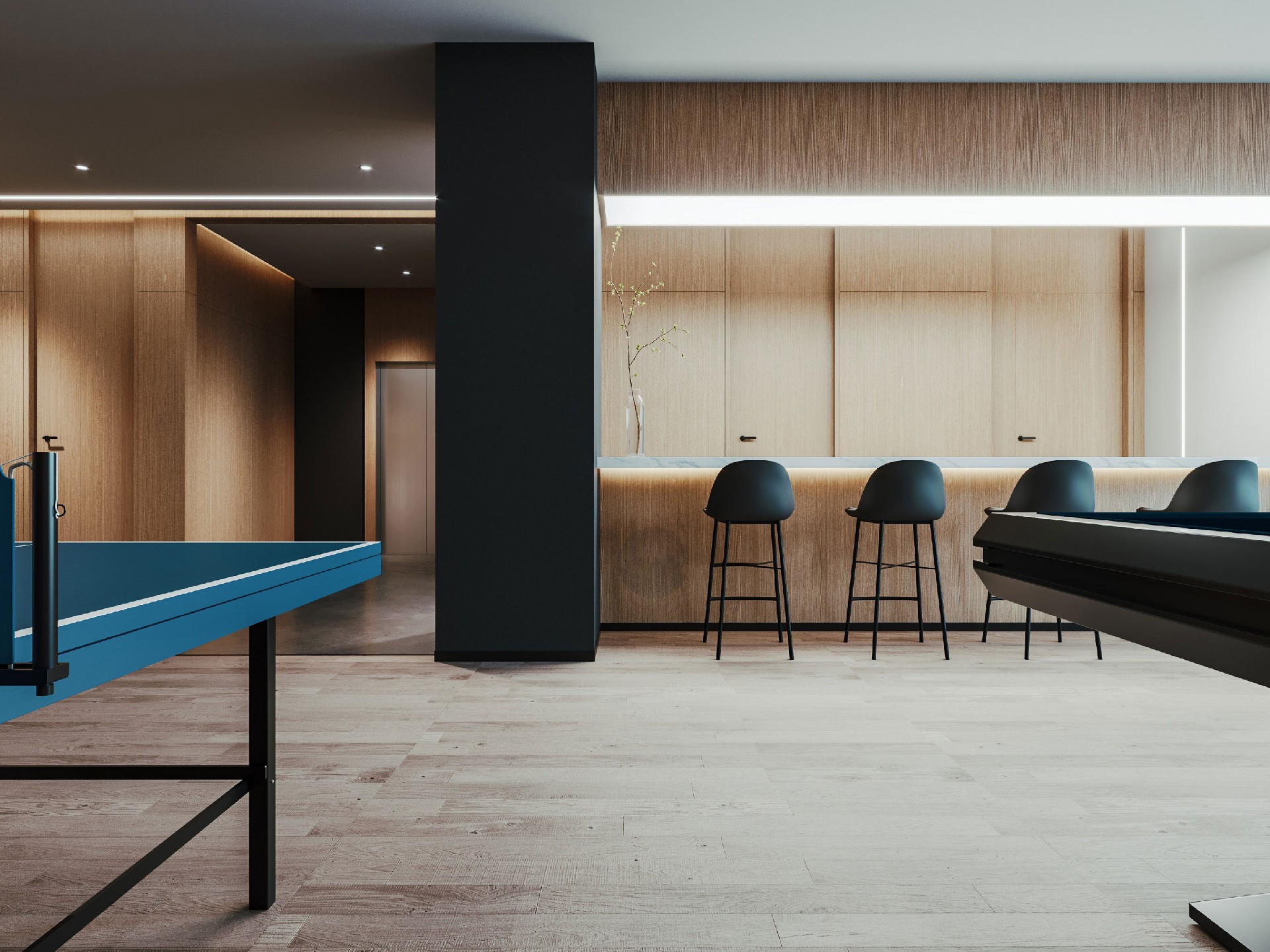 1300平米集團(tuán)公司辦公室裝修設(shè)計效果圖