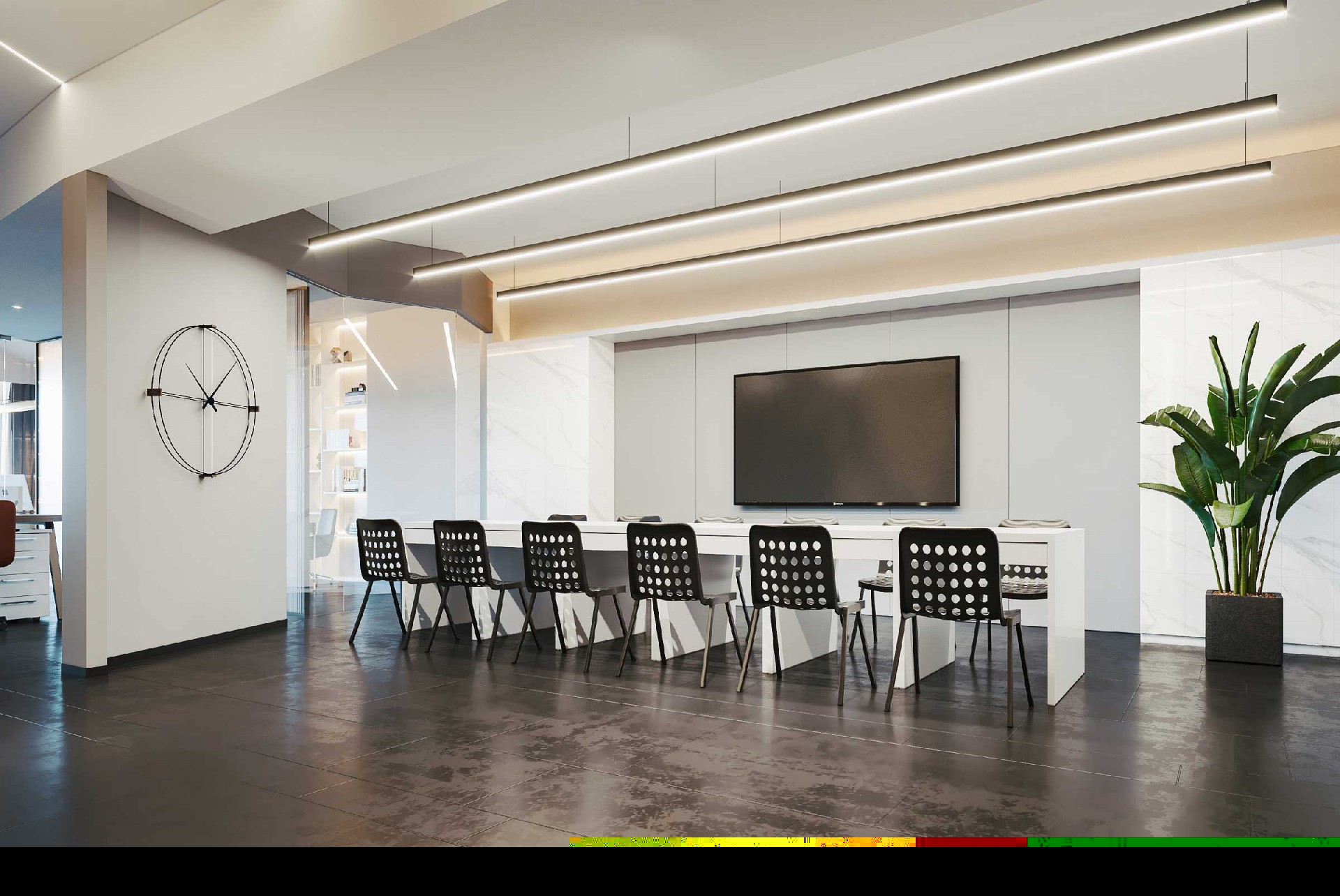 650平米傳媒公司辦公室設計效果圖