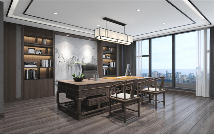 2200平企業辦公樓裝修設計效果圖
