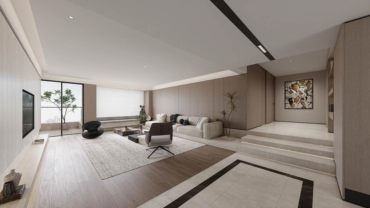 143平米鄭州二手房裝修設(shè)計效果圖