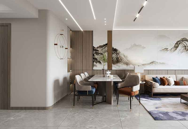 鄭州家裝設計:新中式風格的廚房設計與布局