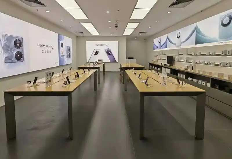 鄭州手機店設計：體驗臺家具的高度與舒適度