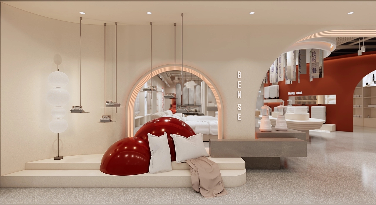 800平米鄭州家紡店面裝修設(shè)計(jì)效果圖