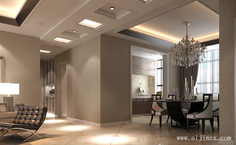 現(xiàn)代風格客餐廳裝修效果圖