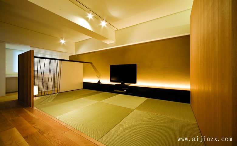 純凈舒適的日式風(fēng)格一居室客廳裝修效果圖